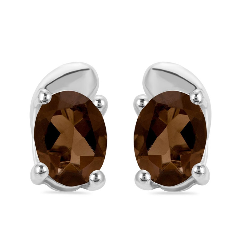 Smoky Stud Earring SMY-RDE-28.