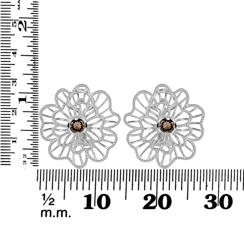 Smoky Stud Earring SMY-RDE-60.