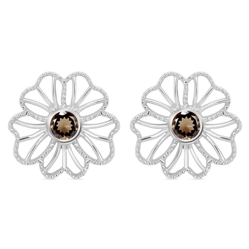 Smoky Stud Earring SMY-RDE-61.