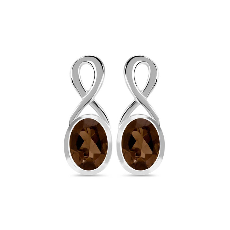 Smoky Stud Earring SMY-RDE-9.