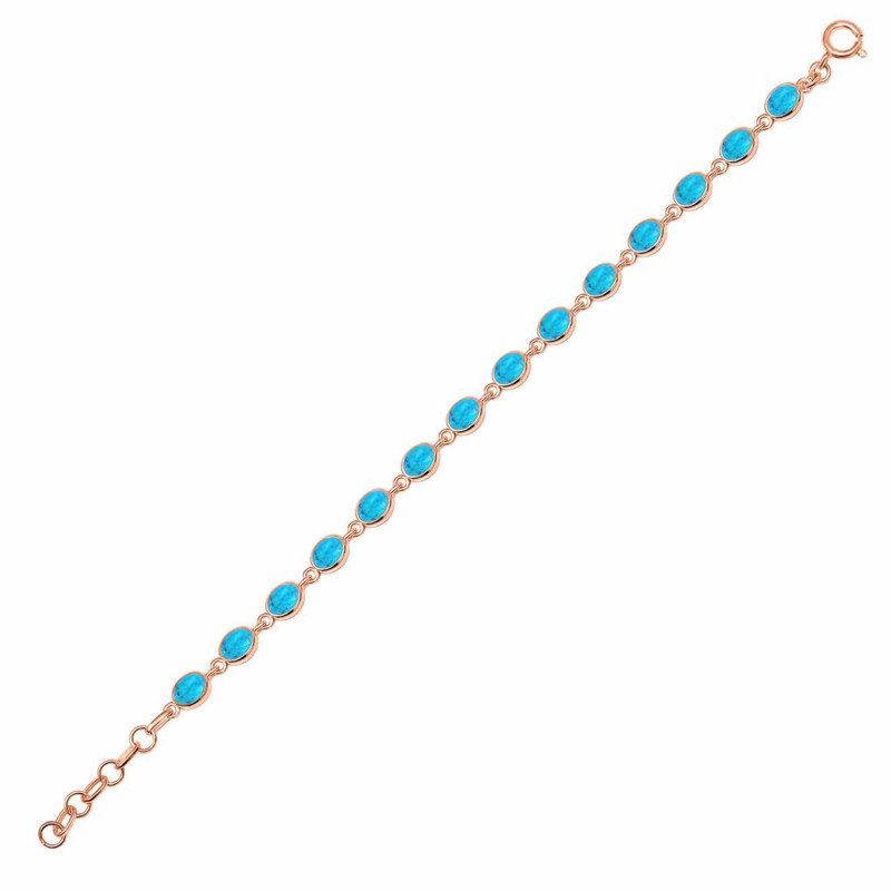 Turquoise Bracelet TRQ-RDB-113-CAB.