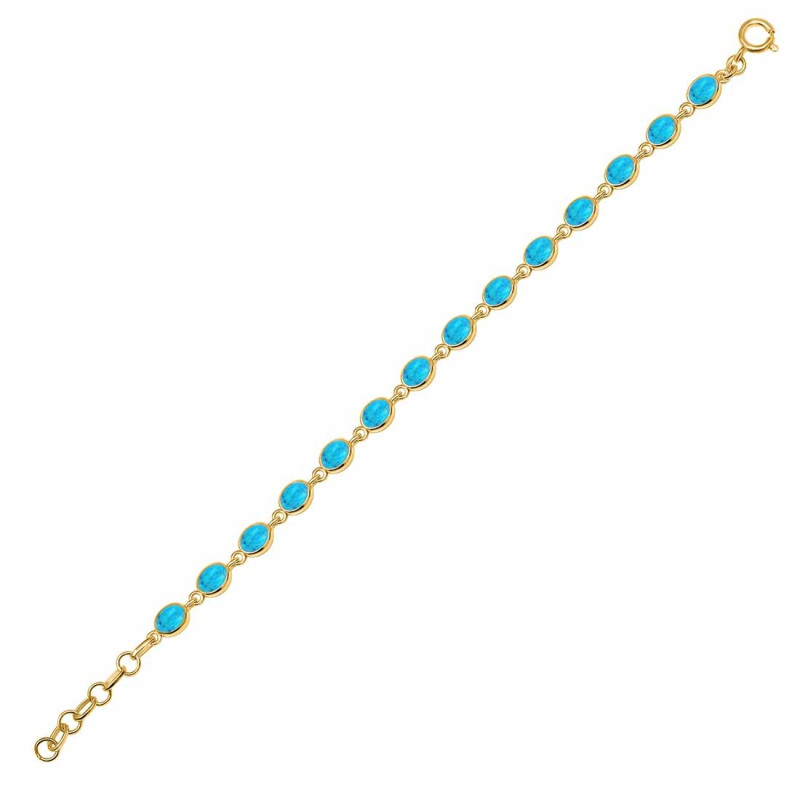 Turquoise Bracelet TRQ-RDB-113-CAB.