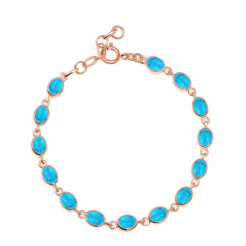 Turquoise Bracelet TRQ-RDB-113-CAB.