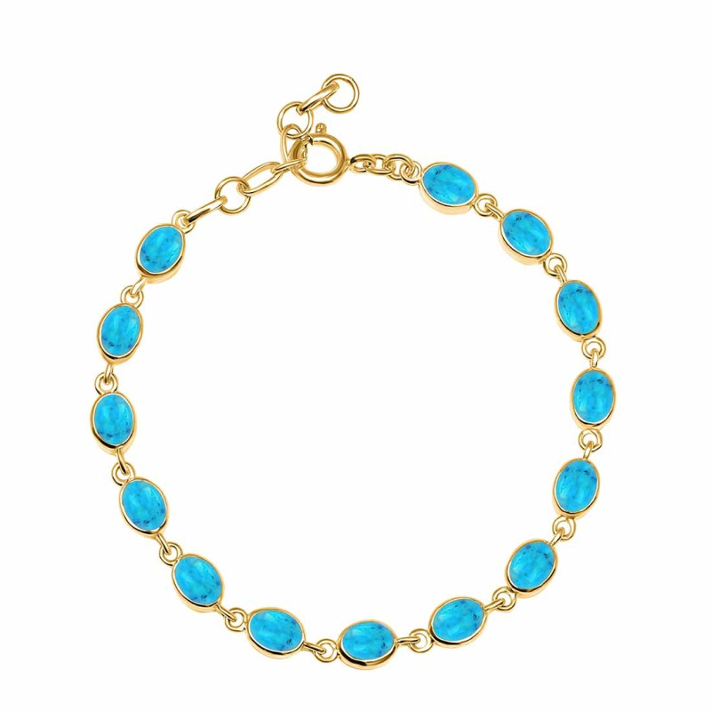 Turquoise Bracelet TRQ-RDB-113-CAB.