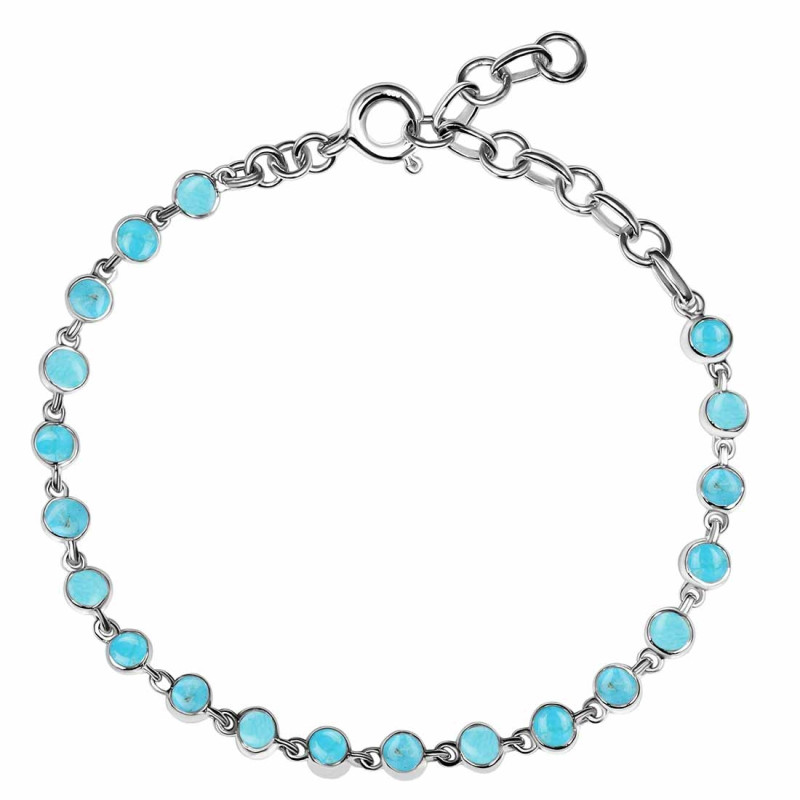 Turquoise Bracelet TRQ-RDB-116-CAB.