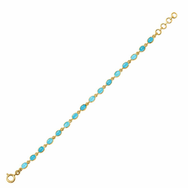 Turquoise Bracelet TRQ-RDB-117-CAB.