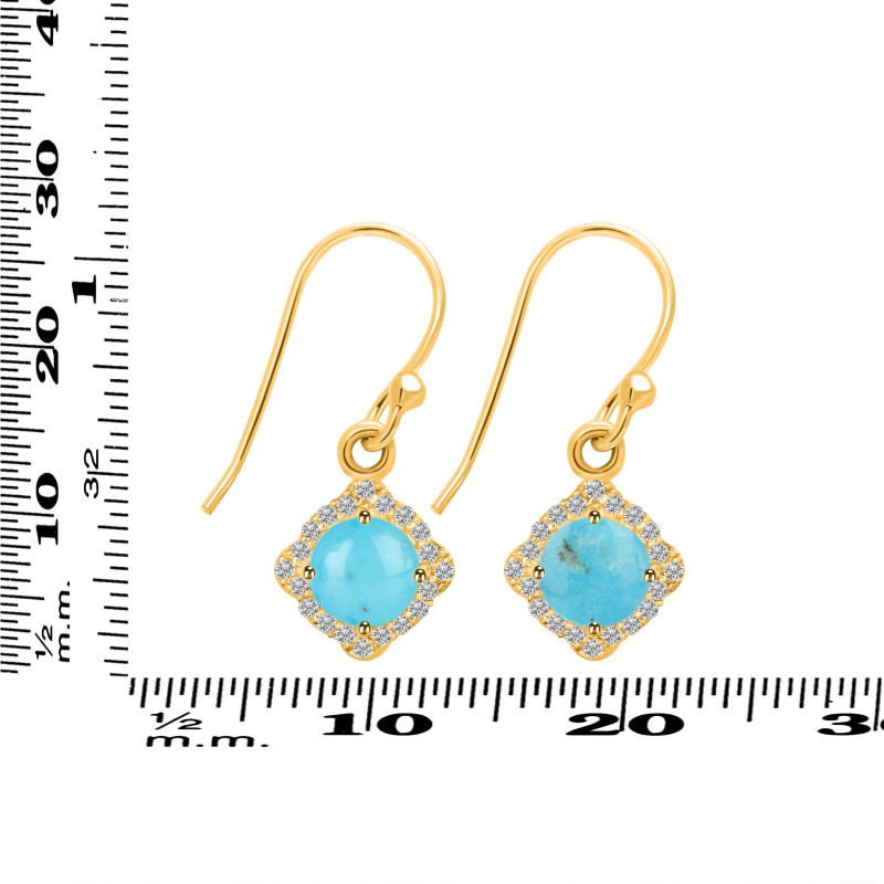 Turquoise Jewelry Set TRQ-RDB-66-RDN-74-RDE-692.