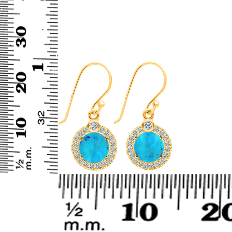 Turquoise Jewelry Set TRQ-RDB-65-RDN-72-RDE-693.