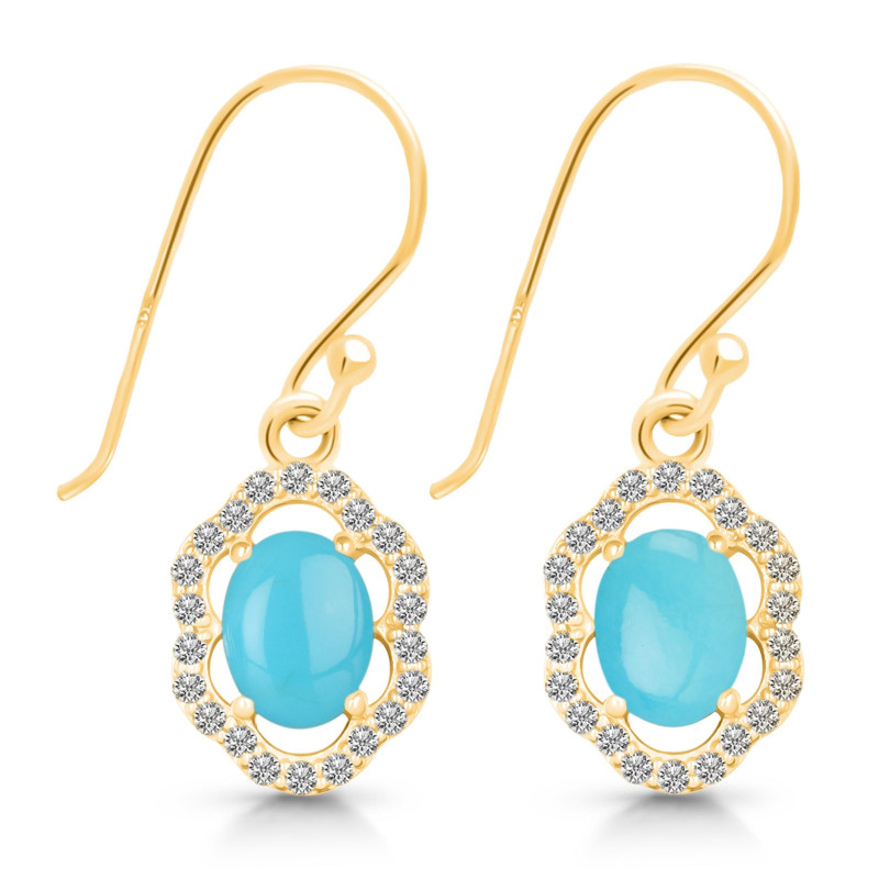 Turquoise Jewelry Set TRQ-RDB-68-RDN-78-RDE-694.