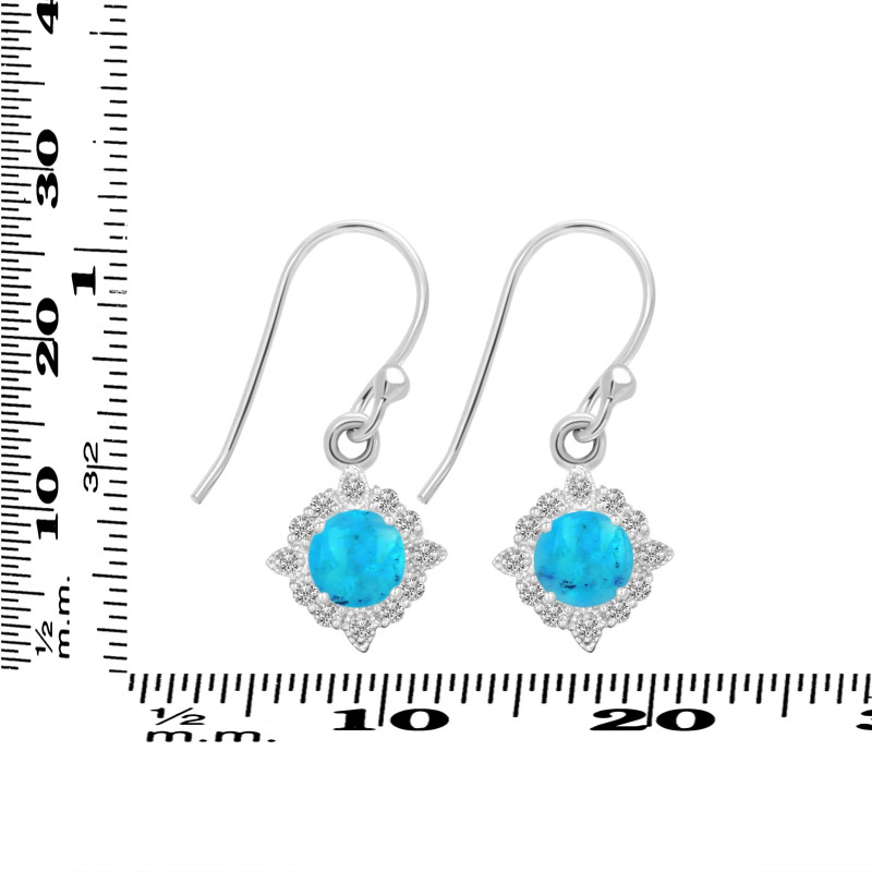 Turquoise Jewelry Set TRQ-RDB-67-RDN-77-RDE-695.