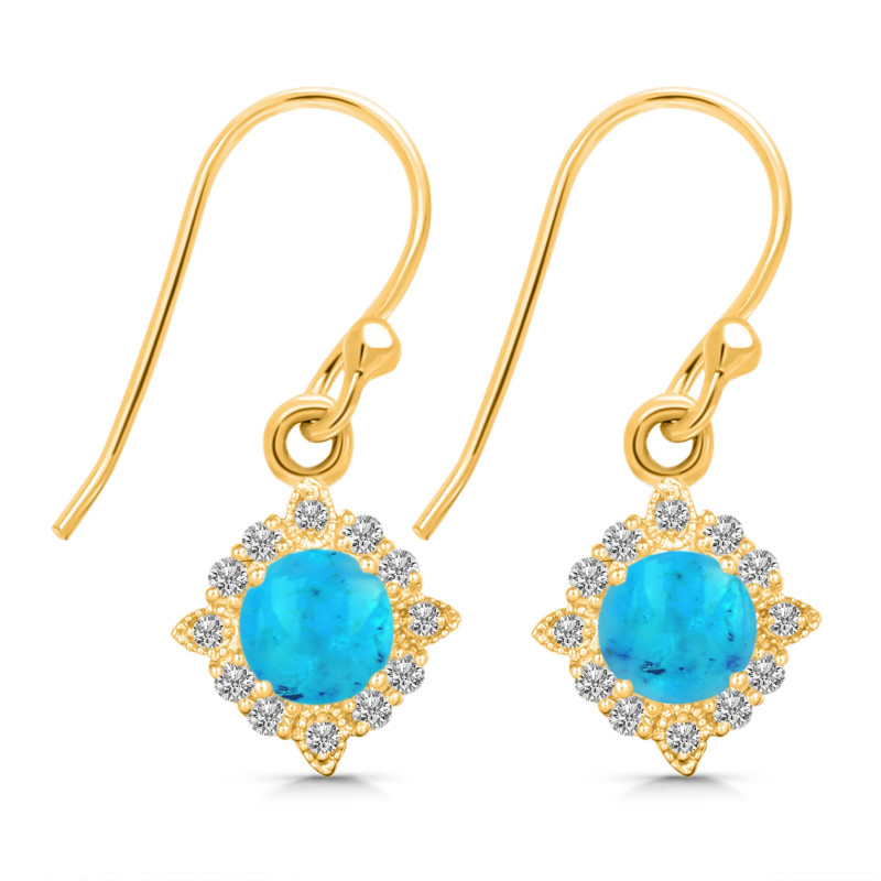 Turquoise Jewelry Set TRQ-RDB-67-RDN-77-RDE-695.