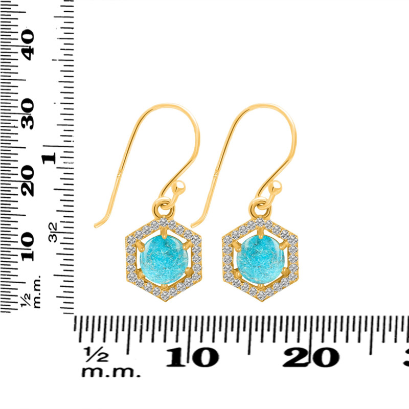 Turquoise Jewelry Set TRQ-RDB-83-RDN-69-RDE-701.