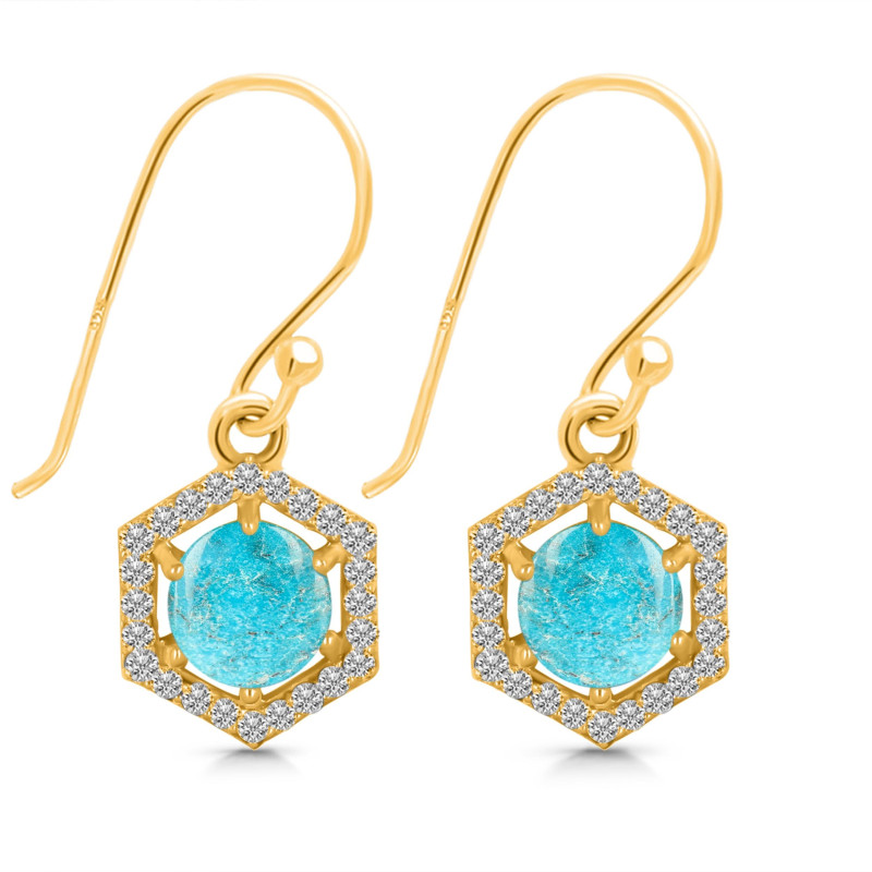 Turquoise Jewelry Set TRQ-RDB-83-RDN-69-RDE-701.