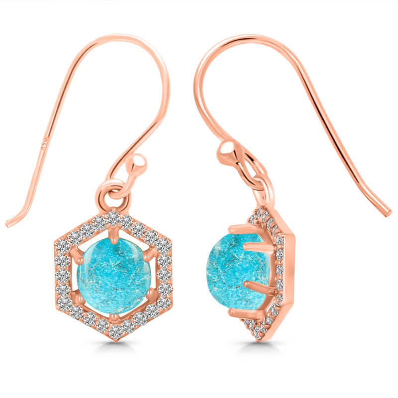 Turquoise Jewelry Set TRQ-RDB-83-RDN-69-RDE-701.