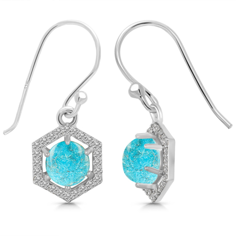 Turquoise Jewelry Set TRQ-RDB-83-RDN-69-RDE-701.