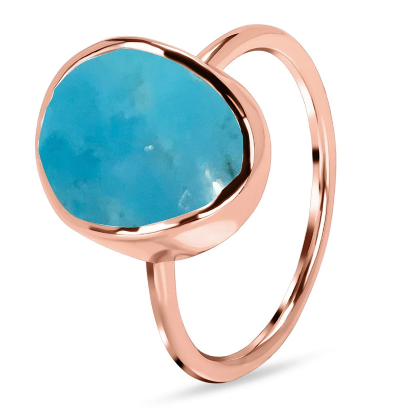 Turquoise Raw Crystal Ring TRQ-RR-345.