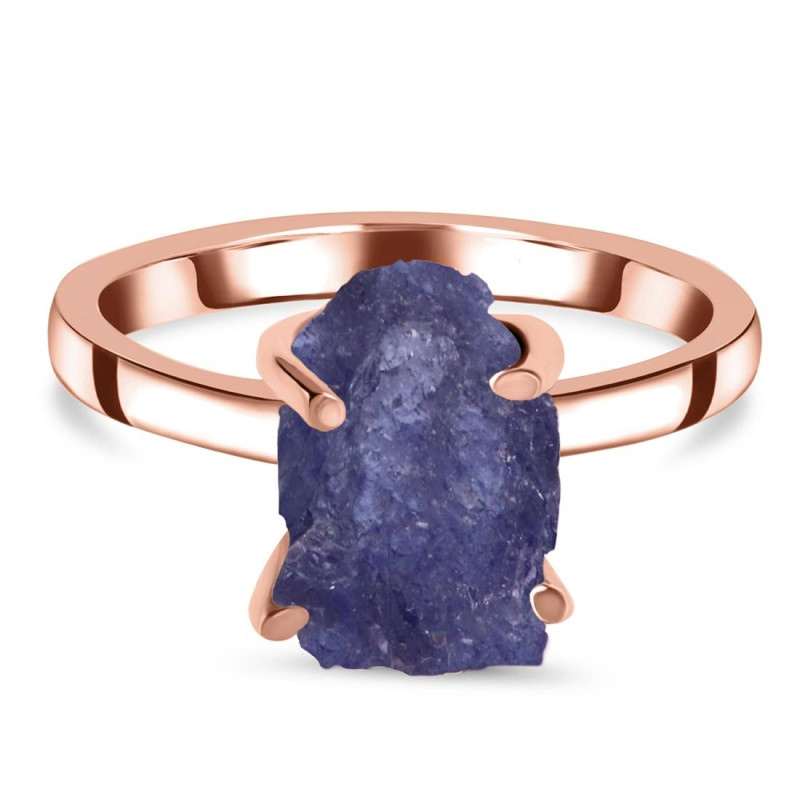Tanzanite Raw Crystal Ring TZN-RR-200.
