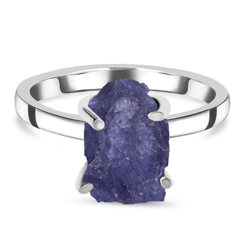 Tanzanite Raw Crystal Ring TZN-RR-200.
