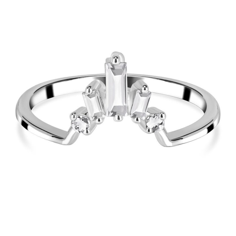 White Topaz Ring WTZ-RR-407.