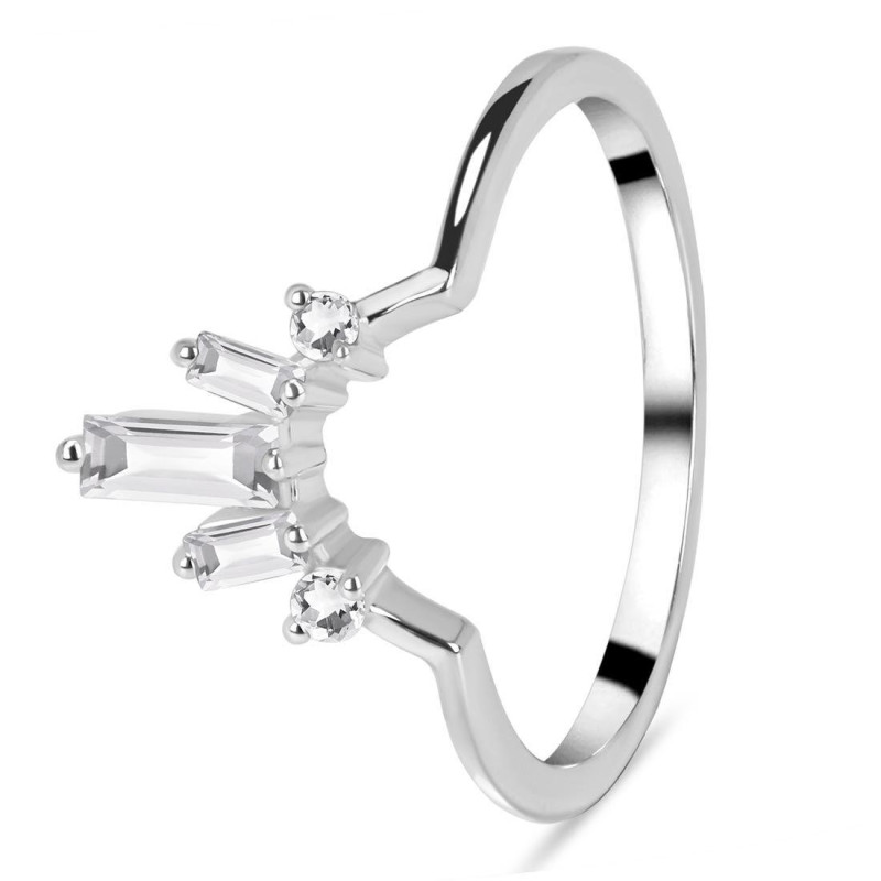 White Topaz Ring