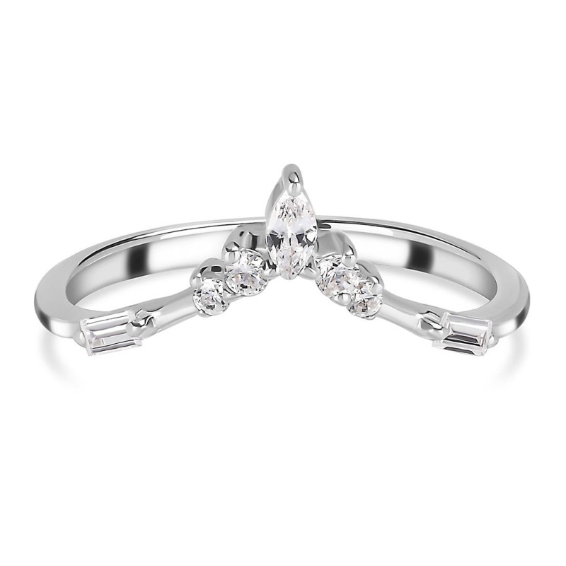 White Topaz Ring WTZ-RR-408.