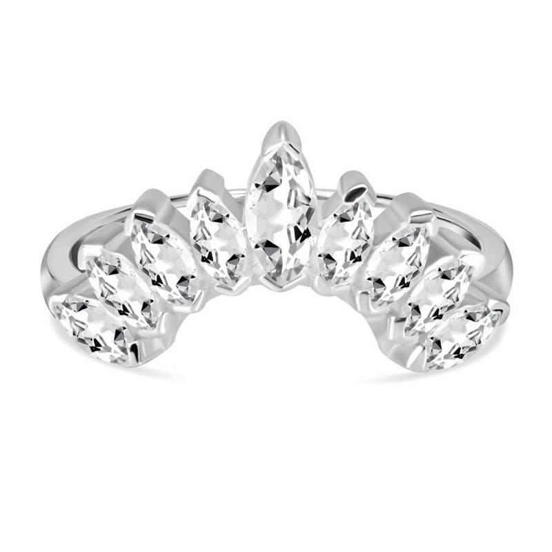 White Topaz Ring WTZ-RR-410.